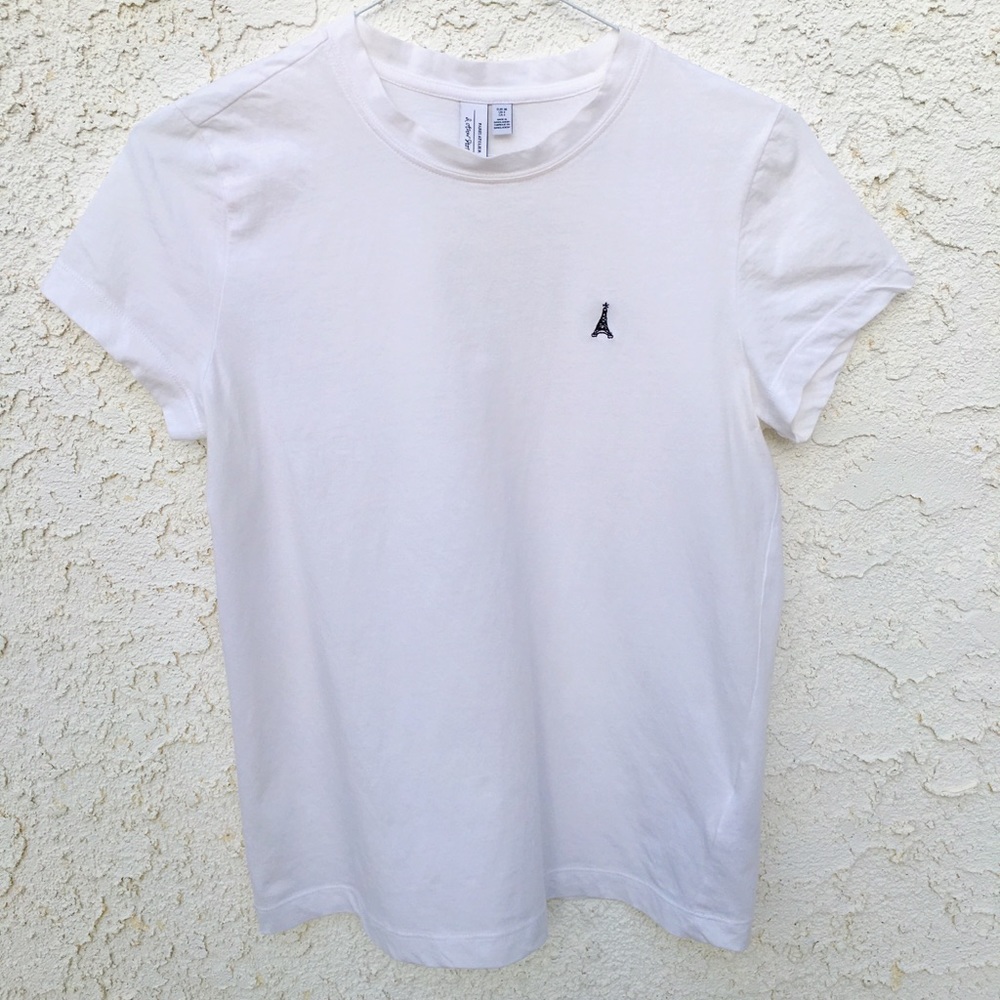 &OtherStories embroidered Eiffel Tower T-shirt
